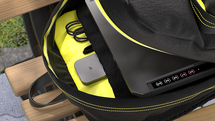 Портативный накопитель CORSAIR EX400U способен достигать скорости 4000 Мбайт/с