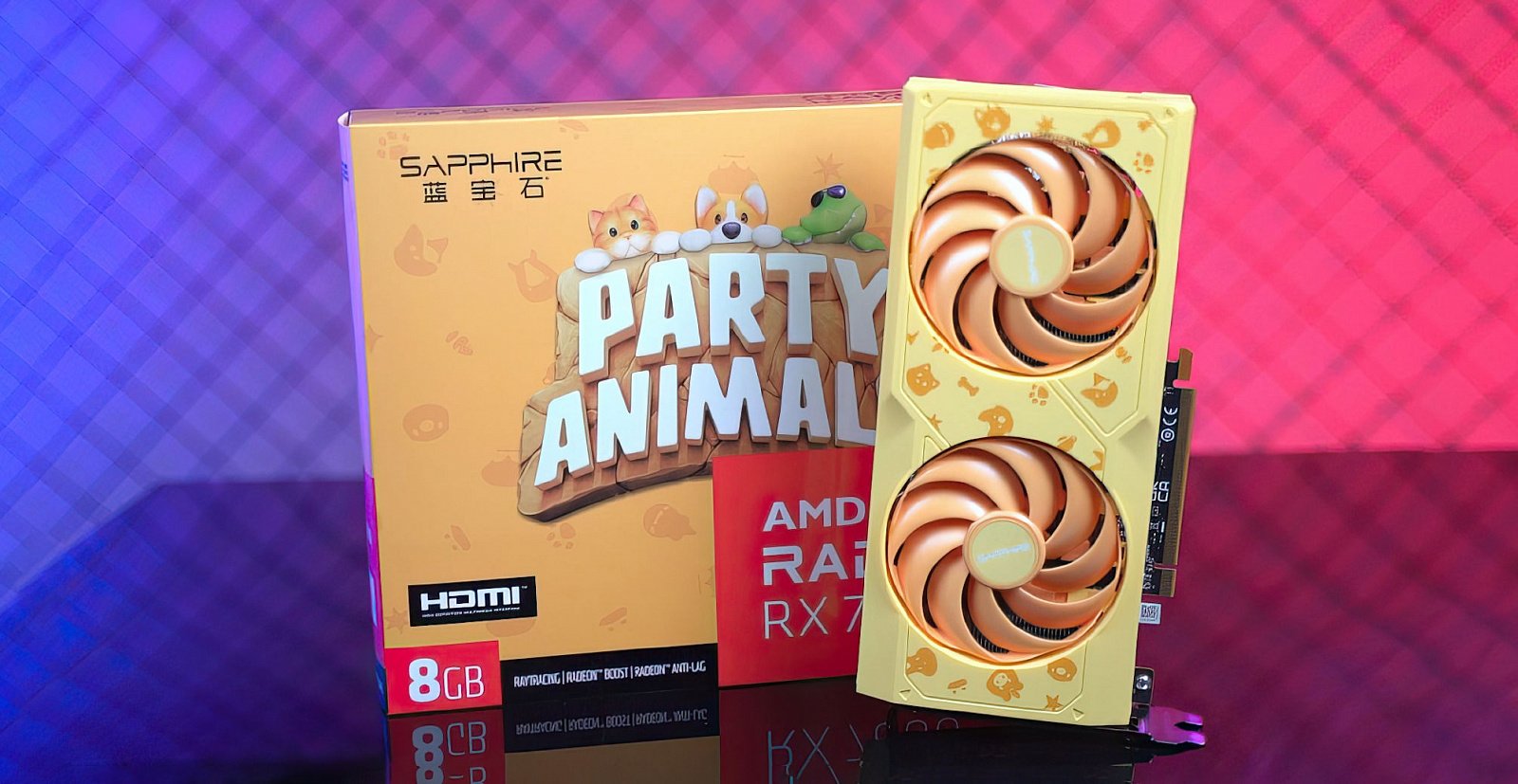 SAPPHIRE выпустила Radeon RX 7600 Party Animals Edition — i2HARD