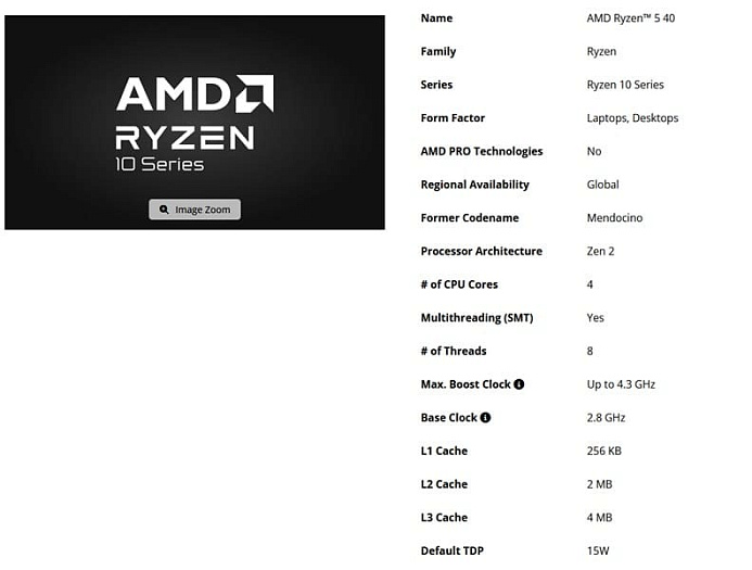 AMD выпустила семь процессоров серий Ryzen 10 и Ryzen 100