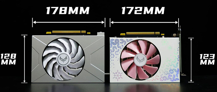 Zephyr GeForce RTX 4070 Sakura Snow X получила цельный металлический кожух