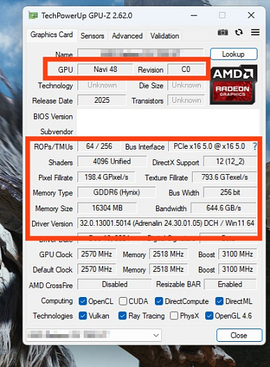 AMD Radeon RX 9070 XT протестирована в Monster Hunter Wilds  