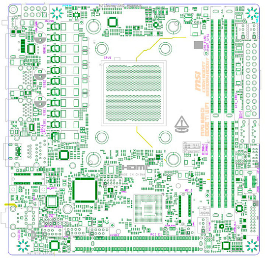MSI MPG B850I EDGE TI WIFI способна разгонять память до внушительных 8200 MT/s