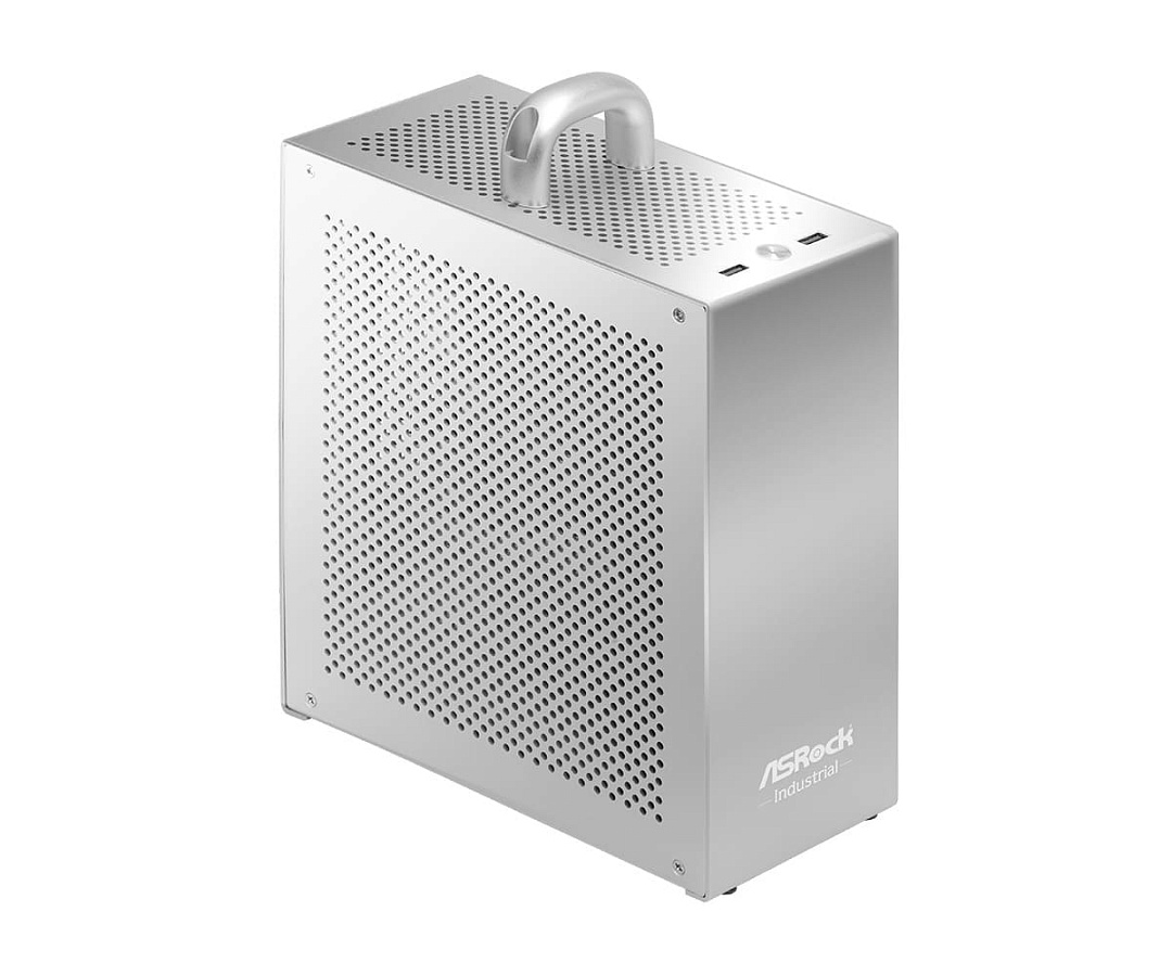 У рабочей станции ASRock Industrial AI BOX-A395 есть рукоять для