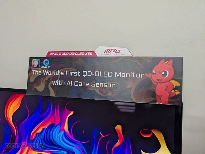 COMPUTEX: MSI интегрировала искусственный интеллект в монитор MAG 27IQR QD-OLED X50