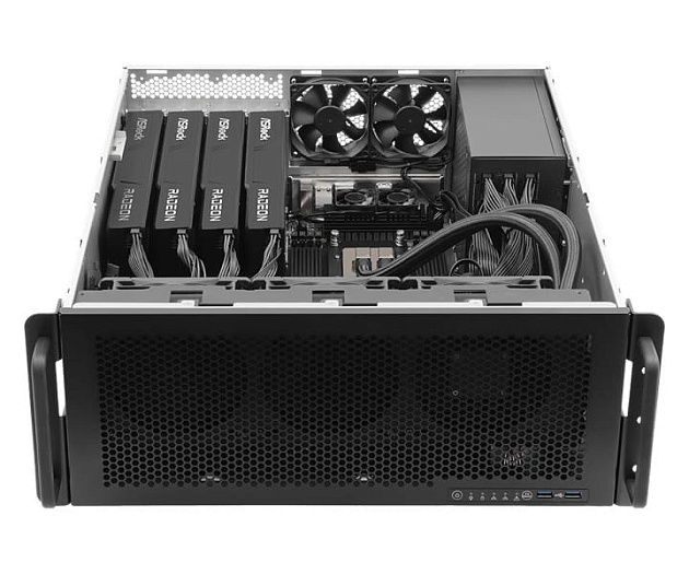 Рабочая станция ASRock GAI4G-R9700 оснащается четырьмя Radeon AI PRO R9700