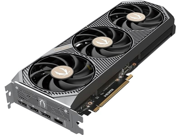 Толщина видеокарты ZOTAC GeForce RTX 5070 SOLID CORE всего 2 слота