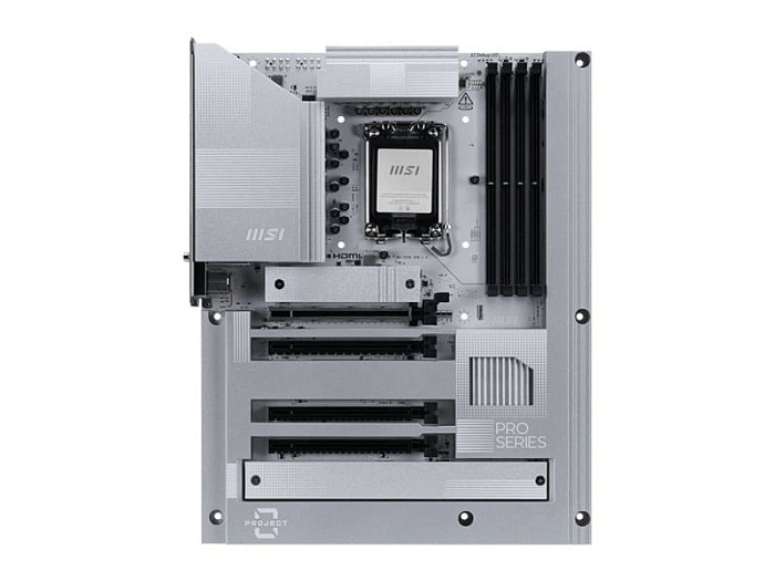 Плата MSI PRO Z890-S WiFi PZ со скрытыми разъемами появилась в продаже