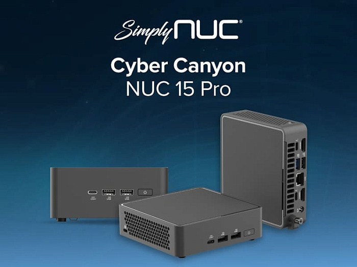 Simply NUC анонсировала мини-ПК NUC 15 Pro Cyber Canyon с Core Ultra 200H