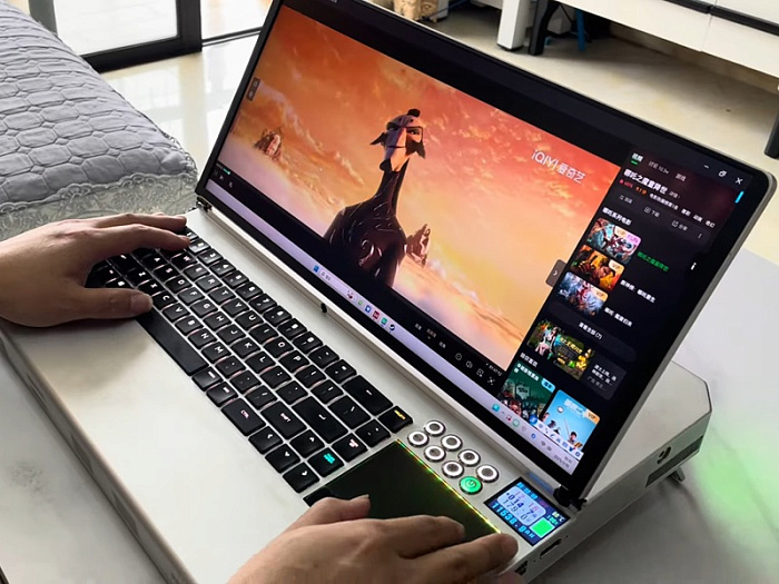 Гибридный ноутбук UHPILCL поддерживает настольные Ryzen 9 9950X и RTX 5090