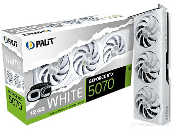 GeForce RTX 5000 WHITE — первые видеокарты RTX 5000 белой серии от Palit
