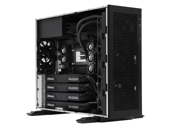 Рабочая станция ASRock GAI4G-R9700 оснащается четырьмя Radeon AI PRO R9700