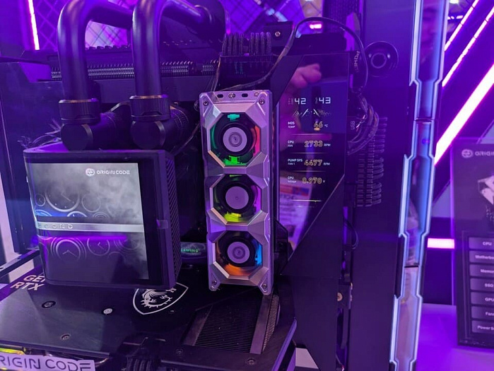 CES 2026: Origin Code показала комплект памяти Vortex DDR5 с кулером для её охлаждения