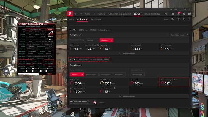 Radeon RX 9070 становится быстрее RX 9070 XT после модификации vBIOS