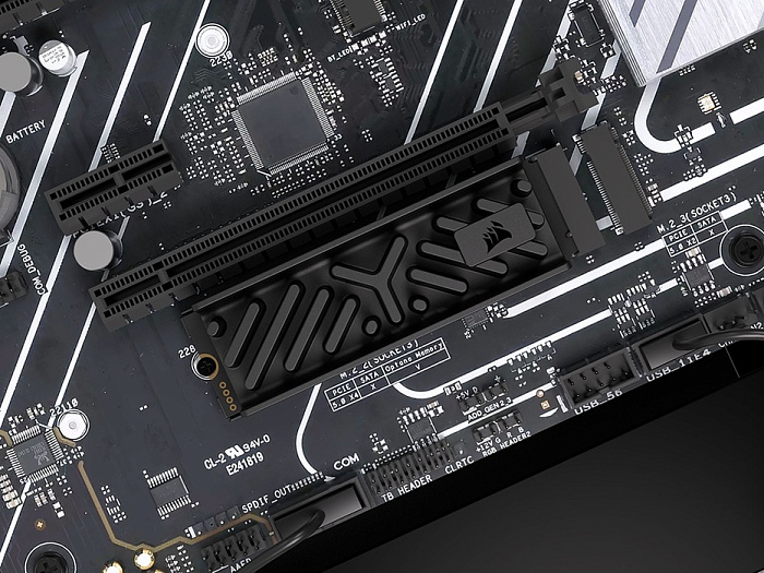 CORSAIR выпустила твердотельный накопитель MP700 ELITE с PCIe 5.0