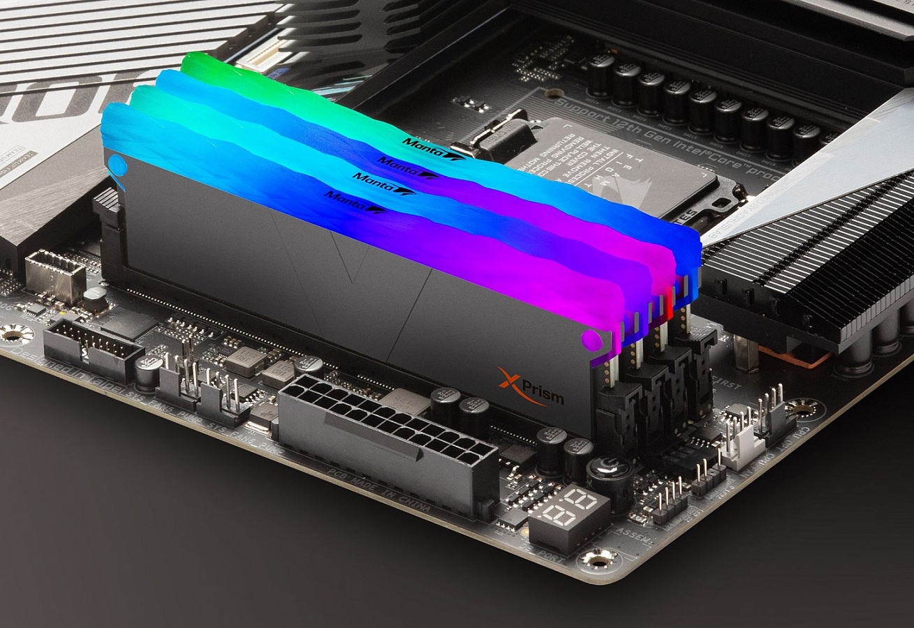 Комплект памяти V-Color Manta XPrism RGB доступен с двумя  модулями-заглушками — i2HARD