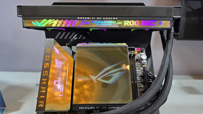 CES 2026: готовая СЖО ASUS ROG Strix LC IV не требует кабелей для работы