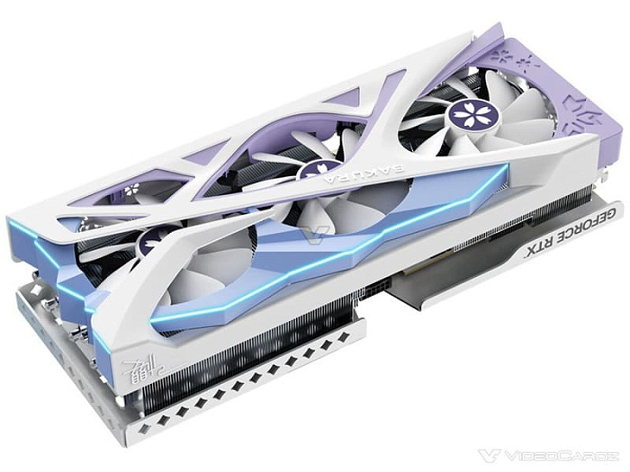 Yeston GeForce RTX 5080 Sakura и Sakura Atlantis получили принты с аниме-девочками