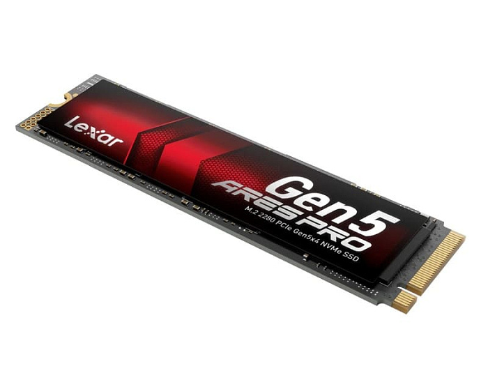 Накопитель Lexar Ares PRO полагается на интерфейс PCI Express 5.0
