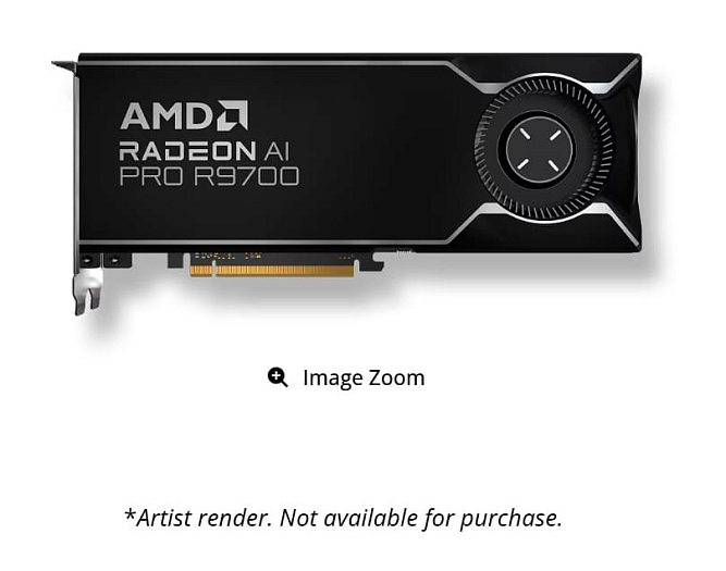 PowerColor анонсировала Radeon PRO AI R9700 в эталонном исполнении