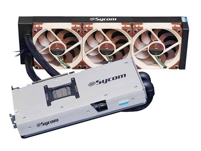 Sycom всё же внедрила видеокарту RTX 5090 Hydro LC Plus с СЖО в свои готовые ПК