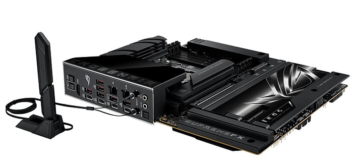 ASUS представила плату ROG Crosshair X870E Hero BTF со скрытыми разъёмами