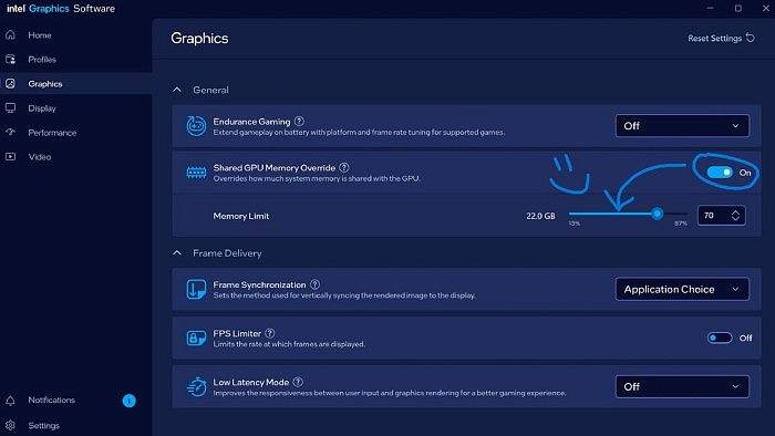 Intel добавила в Core Ultra функцию расширения VRAM за счёт оперативной памяти