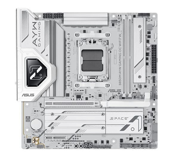 Плата для бюджетных оверклокеров ASUS B850M AYW Gaming OC официально представлена