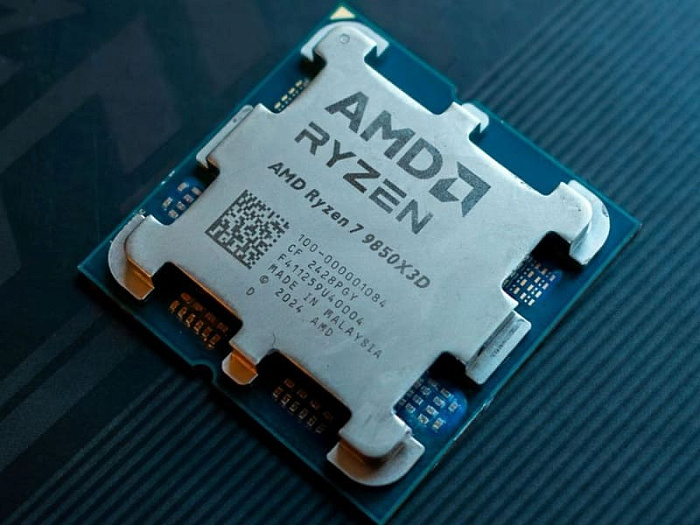 Ryzen 7 9850X3D совсем немного, но всё же смог обойти Ryzen 7 9800X3D в PassMark