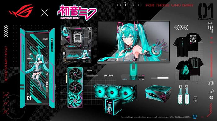 ASUS ROG Strix X870E-H Hatsune Miku Edition продаётся на 50% дороже оригинальной версии
