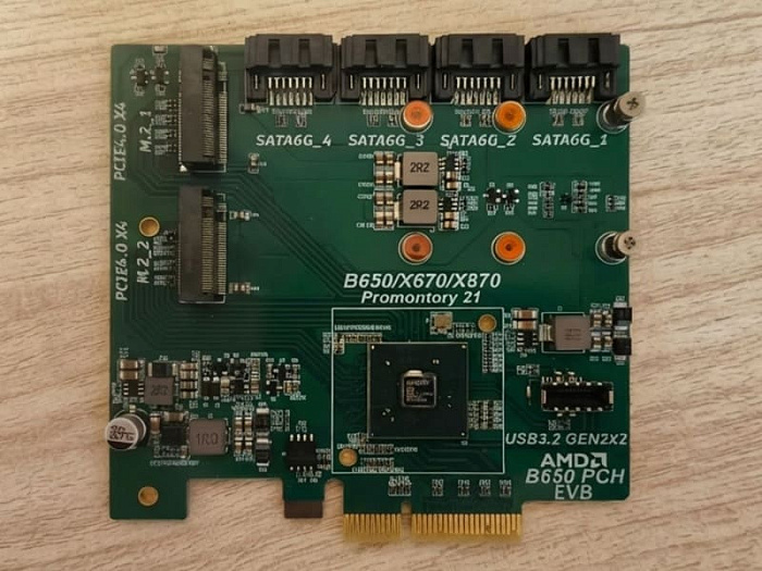 Энтузиасты разработали карту расширения на основе чипсета AMD Promontory 21