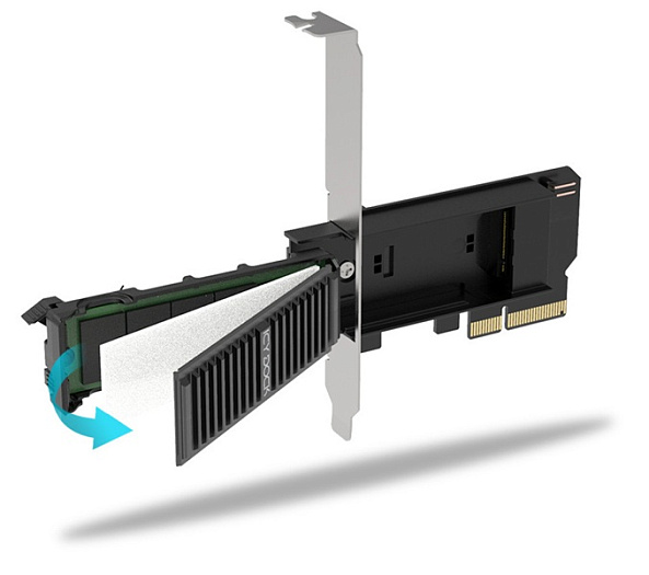 Icy Dock выпустила адаптер ExpressSlot Core MB305M4P-B для быстрой замены SSD M.2