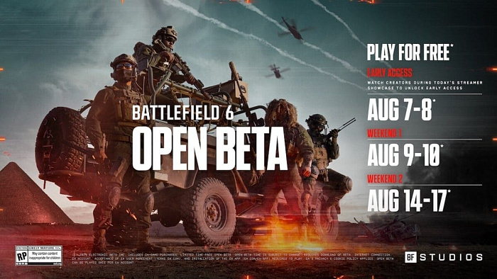 Системные требования открытой беты Battlefield 6 довольно скромные