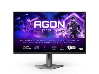 AOC показала сразу пять мониторов AGON PRO на матрице QD-OLED