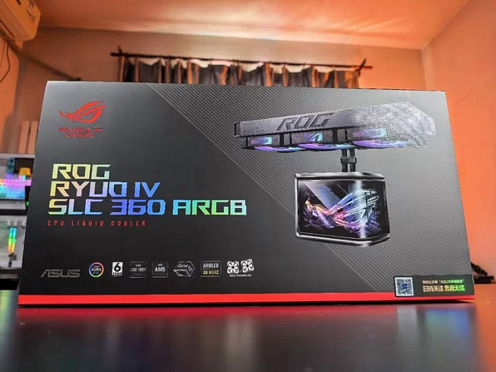 Премиальная СЖО ASUS ROG RYUO IV SLC 360 ARGB имеет заводской брак
