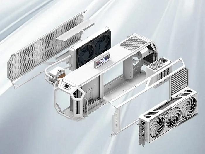 Горизонтальный корпус Colorful iGame LAB Vulcan Armor идеально сочетается с видеокартами iGame Vulcan