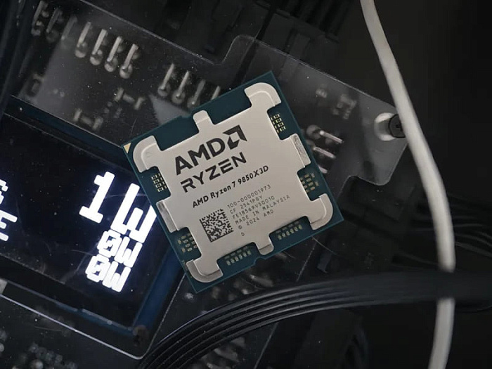 Ryzen 7 9800X3D без проблем догоняет Ryzen 7 9850X3D при включении автоматического разгона
