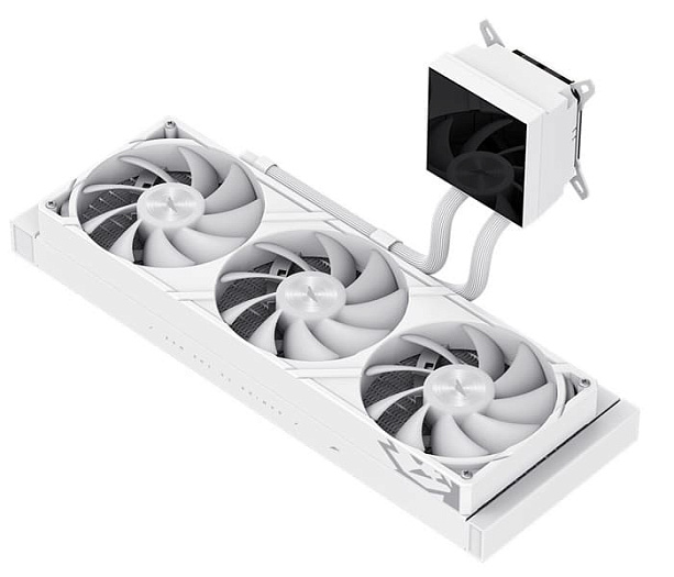 Готовые СЖО GAMEMAX Glacier LCD предлагают скрытый дизайн шлангов и дисплей