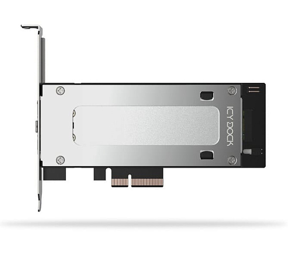 ICY DOCK выпустила плату расширения MB840M5P-B для быстрой замены SSD M.2