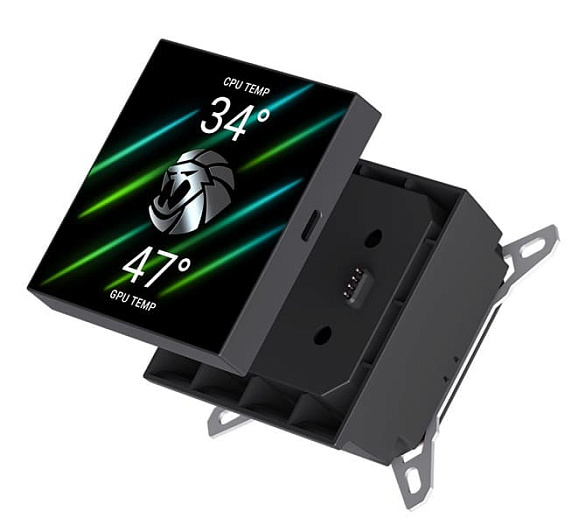 Готовые СЖО GAMEMAX Glacier LCD предлагают скрытый дизайн шлангов и дисплей