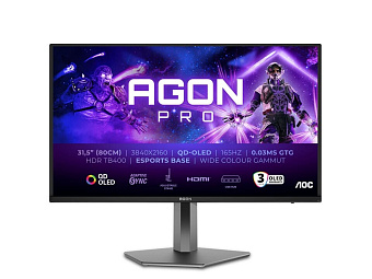 AOC показала сразу пять мониторов AGON PRO на матрице QD-OLED