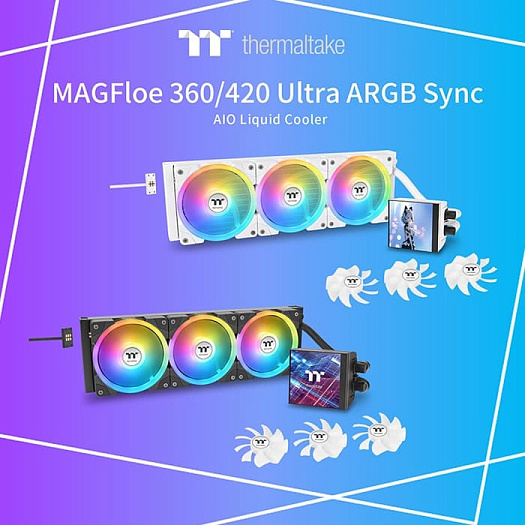 Thermaltake выпустила серию готовых СЖО MAGFloe Ultra ARGB Sync
