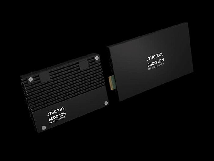 Micron анонсировала твердотельный накопитель 6600 ION объёмом 245 Тбайт