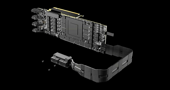 NVIDIA официально показала охлаждение от прототипа RTX 4090/Ti/TITAN ADA