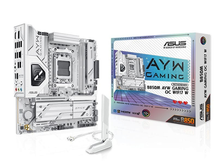 Плата для бюджетных оверклокеров ASUS B850M AYW Gaming OC официально представлена