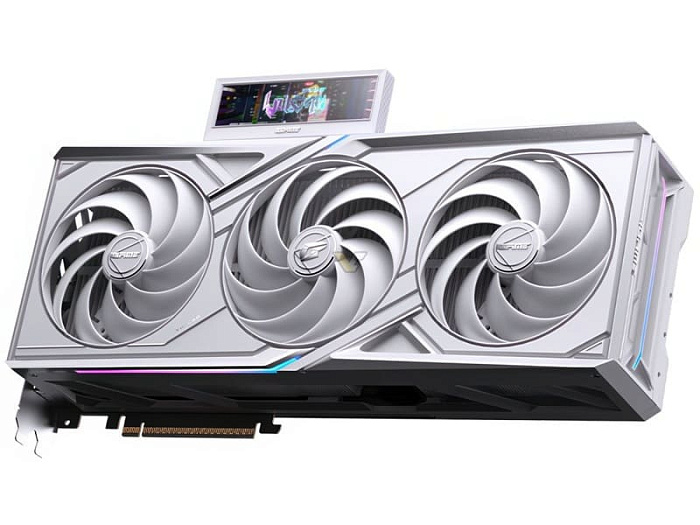 Colorful iGame GeForce RTX 5080 Vulcan White получила четыре вентилятора