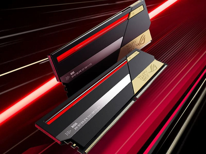 ASUS показала свои первые модули оперативной памяти ROG DDR5 RGB EDITION 20