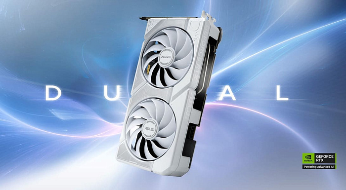 ASUS выпустила белые видеокарты GeForce RTX 5060/Ti Dual White