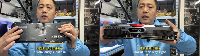 Видеокарту GeForce RTX 3080 Ti разбили молотком, но мастер смог всё исправить