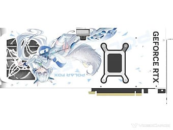 Manli поработала над видеокартой GeForce RTX 5070 Polar Fox, изменив её цвет