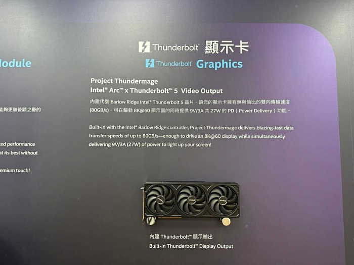 COMPUTEX: SPARKLE Project Thundermage – видеокарта с портами Thunderbolt 5